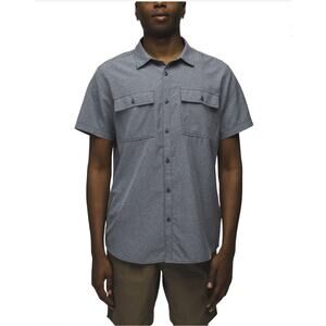 PrAna Lost Sol Short Sleeve Button-Up Shirt